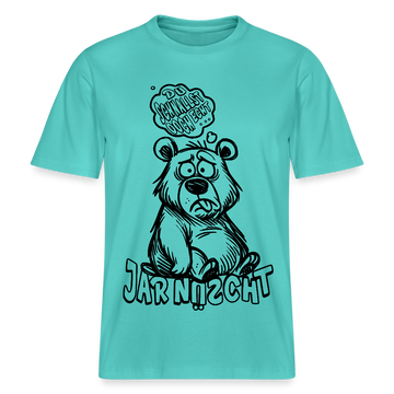 DU SCHNALLST JAR NÜSCHT-RELAXED FIT Unisex BIO T-Shirt - Poolblau