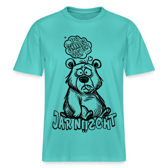 DU SCHNALLST JAR NÜSCHT-RELAXED FIT Unisex BIO T-Shirt - Poolblau