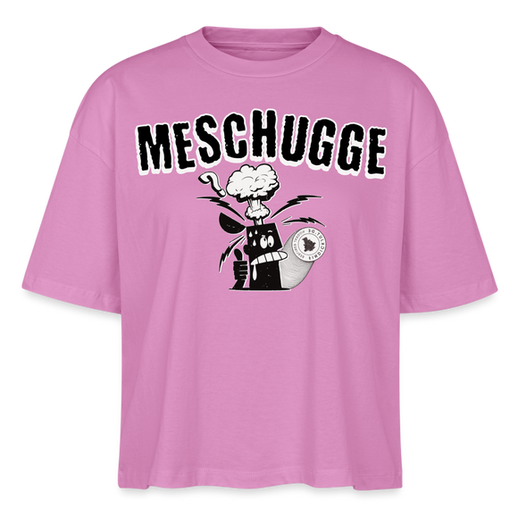MESCHUGGE - Frauen Boxy Bio-T-Shirt - Pink