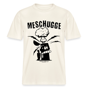 Berlin Shirt-MESCHUGGE - Relaxed Fit Unisex Bio-T-Shirt - Naturweiß 
