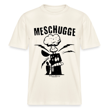 Berlin Shirt-MESCHUGGE - Relaxed Fit Unisex Bio-T-Shirt - Naturweiß 