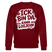 ICK BIN DA, KANN LOSJEHN-Unisex Bio-Sweatshirt II-mit Berliner Spruch - Burgunderrot