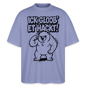 Berlin Shirt-ICK GLOOB ET HACKT-Oversized Unisex Bio T-Shirt - Violett