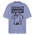 Berlin Shirt-ICK GLOOB ET HACKT-Oversized Unisex Bio T-Shirt - Violett