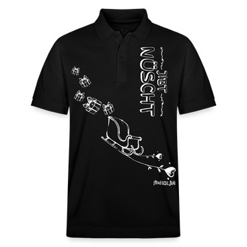 Weihnachten in Berlin2025-JIBT NÜSCHT-Unisex Bio-Poloshirt - Schwarz