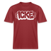 ICKE- RELAXED FIT Unisex Organic T-Shirt mit echt Berliner Schnauze - Erdrot