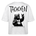 TACHCHEN BERLINER - Frauen Boxy Bio-T-Shirt-back - Weiß meliert