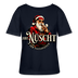 Weihnachten in Berlin-JIBT NÜSCHT IHR FLITZPIEPEN-Relaxed Rundhals Frauen Bio-T-Shirt - Navy
