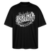BERLINER SCHNAUZE-Oversized Unisex Bio T-Shirt - Schwarz
