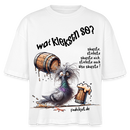 WAT KIEKSTN SO? - Frauen Boxy Bio-T-Shirt - Weiß