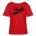 ICK FREU MA WIE BOLLE-Rundhals Frauen Bio-T-Shirt II - Rot
