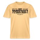 Berliner Spuch-Berliner Lob-NICH ANJESCHISSN-RELAXED FIT Unisex Organic T-Shirt - Hellgelb