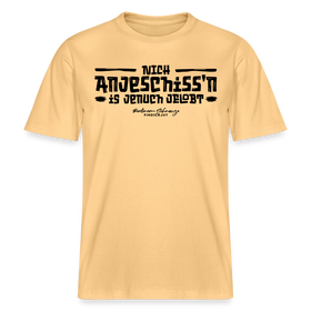 Berliner Spuch-Berliner Lob-NICH ANJESCHISSN-RELAXED FIT Unisex Organic T-Shirt - Hellgelb