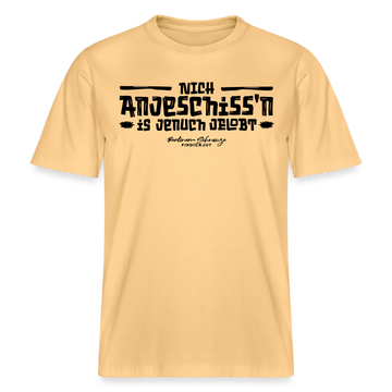 Berliner Spuch-Berliner Lob-NICH ANJESCHISSN-RELAXED FIT Unisex Organic T-Shirt - Hellgelb