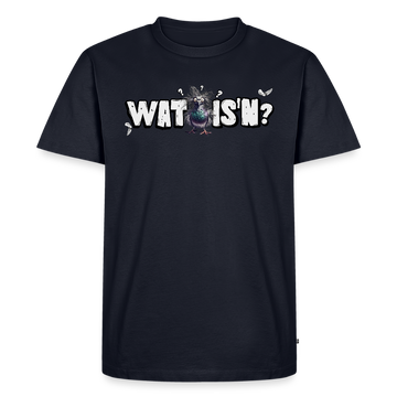 WAT ISN?-Männer Premium BIO T-Shirt - Navy