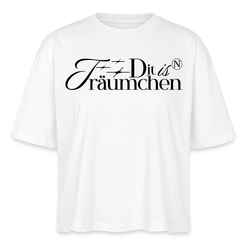 TRÄUMCHEN-Frauen Boxy Bio-T-Shirt - Weiß