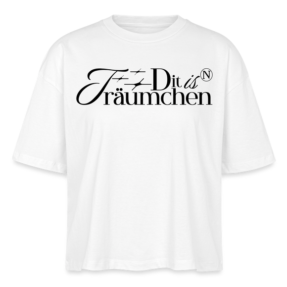 TRÄUMCHEN-Frauen Boxy Bio-T-Shirt - Weiß