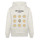 ALLET KLÄRCHEN-Unisex Bio-Hoodie - Beige meliert
