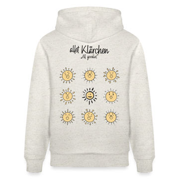 ALLET KLÄRCHEN-Unisex Bio-Hoodie - Beige meliert