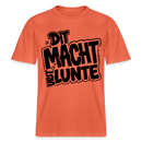 Berlin Shirt mit Berliner Schnauze- DIT MACHT URST LUNTE-RELAXED FIT Unisex Bio T-Shirt - Hellrot