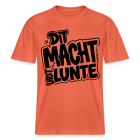 Berlin Shirt mit Berliner Schnauze- DIT MACHT URST LUNTE-RELAXED FIT Unisex Bio T-Shirt - Hellrot