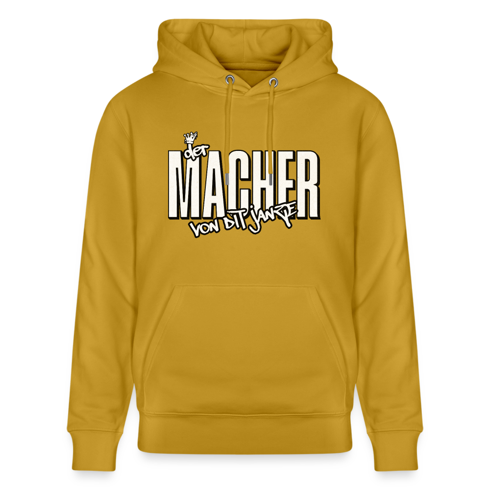 DER MACHER VON DIT JANZE - Unisex Bio-Hoodie - Ocker