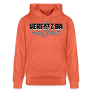 VERFATZ DA VOM JELÄNDE-Unisex Bio-Hoodie - Hellrot