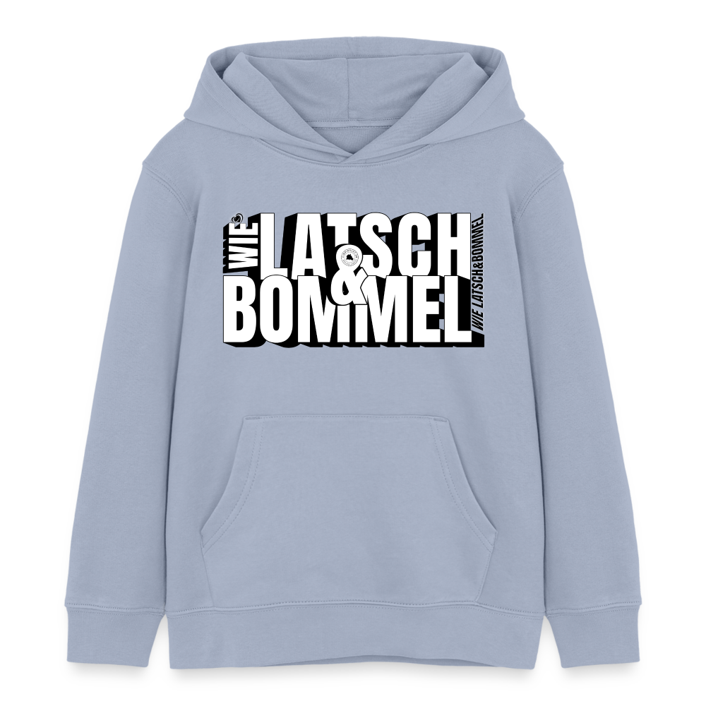 WIE LATSCH UND BOMMEL - Kinder Bio-Hoodie - Lavendel-Violett