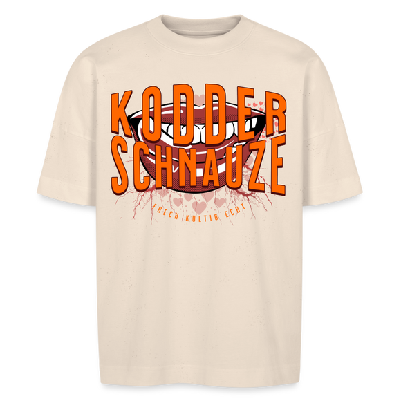 KODDERSCHNAUZE - Unisex Oversize Bio-T-Shirt - Naturweiß