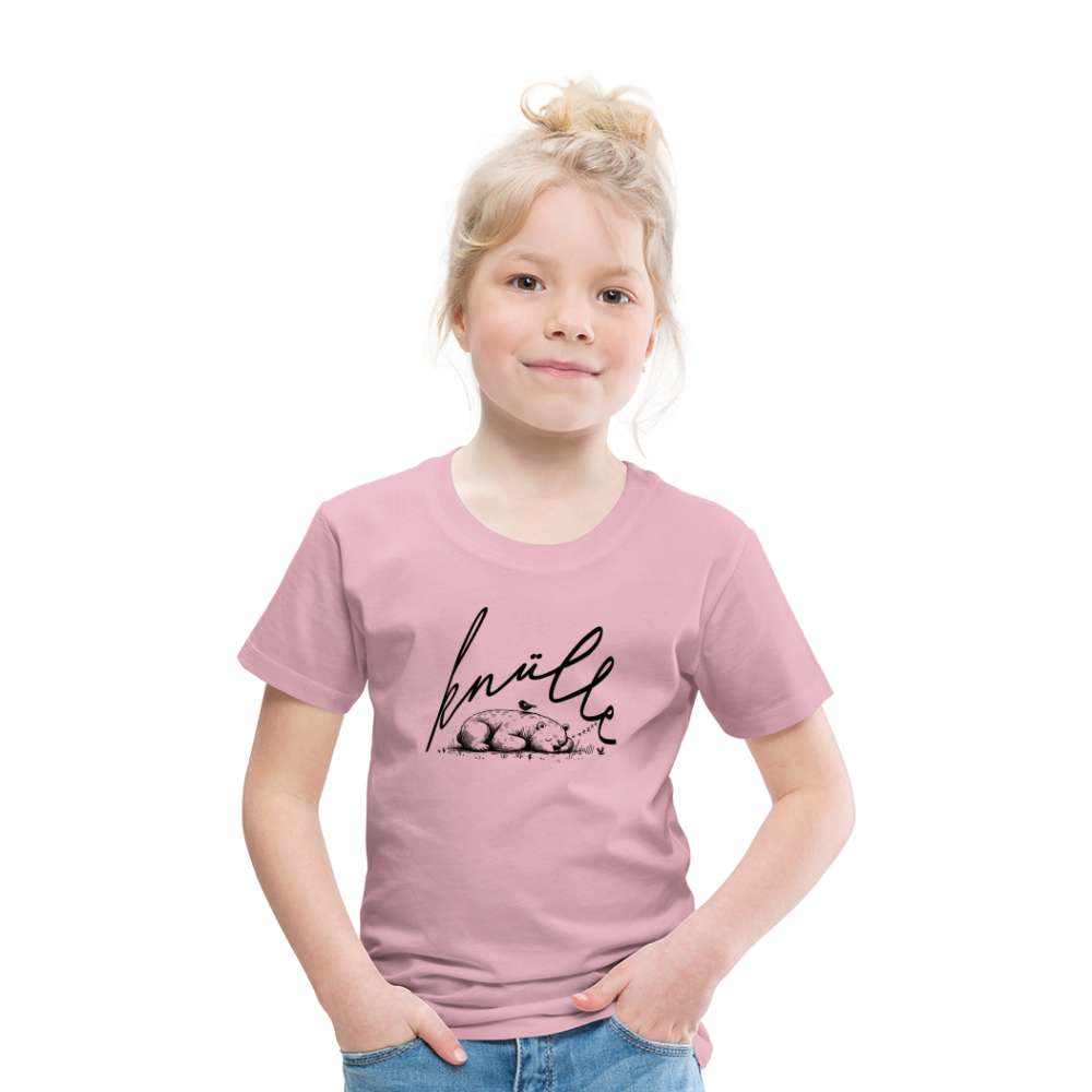 KNÜLLE - Kinder Premium T-Shirt - Hellrosa