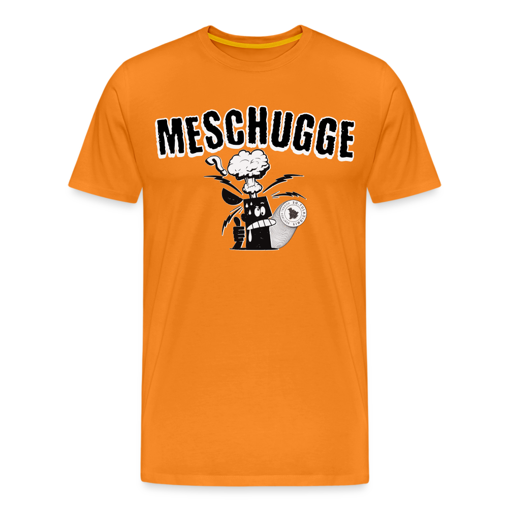 MESCHUGGE - Männer Premium T-Shirt - Orange