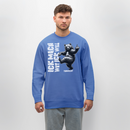 ICK MACH WAT ICK WILL-Unisex Bio-Sweatshirt - Blau