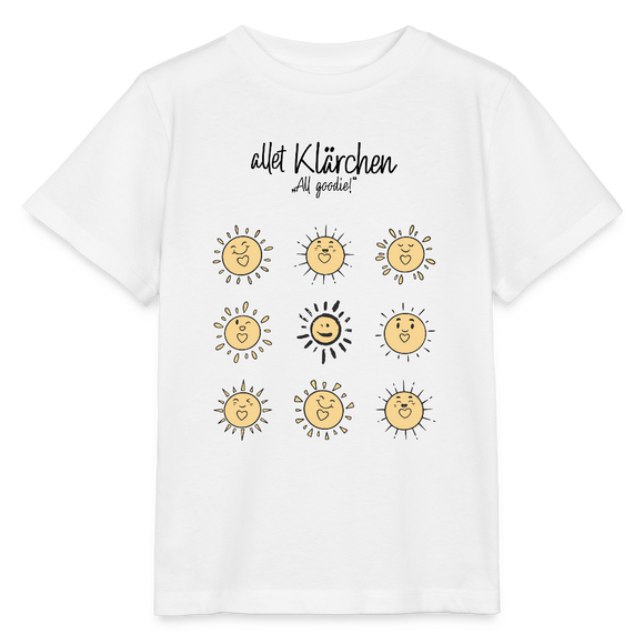 allet KLÄRCHEN-Kinder T-Shirt BIO - Weiß