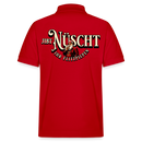 Weihnachten Berlin-JIBT NÜSCHT IHR FLITZPIEPEN-Unisex Bio-Poloshirt PREPSTER - Rot