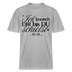 ICK KNUTSCH DIR - Relaxed Fit Unisex Bio-T-Shirt - Grau meliert