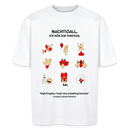 NACHTIJALL-Unisex Oversize Bio-T-Shirt BLASTER - Weiß