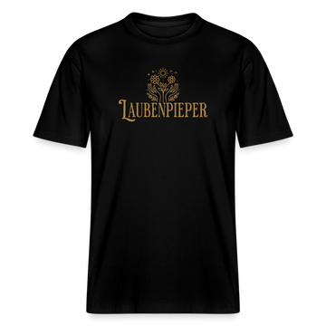 LAUBENPIEPER-Relaxed Fit Unisex Bio-T-Shirt - Schwarz