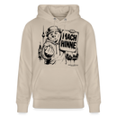 Berlin Souvenir mit Berliner Schnauze-MACH HINNE-Unisex Bio-Hoodie - Beige
