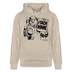 Berlin Souvenir mit Berliner Schnauze-MACH HINNE-Unisex Bio-Hoodie - Beige