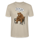 Berliner Bär Shirt-JEH MIR NICH UFFN SENKEL-Unisex T-Shirt - Beige
