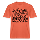VAFATZ DA VOM JELÄNDE-RELAXED FIT Unisex BIO T-Shirt-hell - Hellrot
