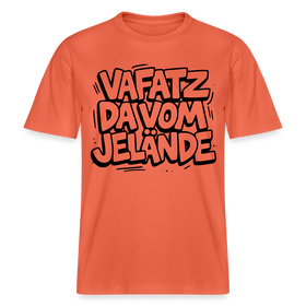 VAFATZ DA VOM JELÄNDE-RELAXED FIT Unisex BIO T-Shirt-hell - Hellrot