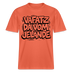 VAFATZ DA VOM JELÄNDE-RELAXED FIT Unisex BIO T-Shirt-hell - Hellrot