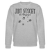 JIBT NÜSCHT zu Weihnachten in Berlin-Unisex Bio-Sweatshirt - Grau meliert
