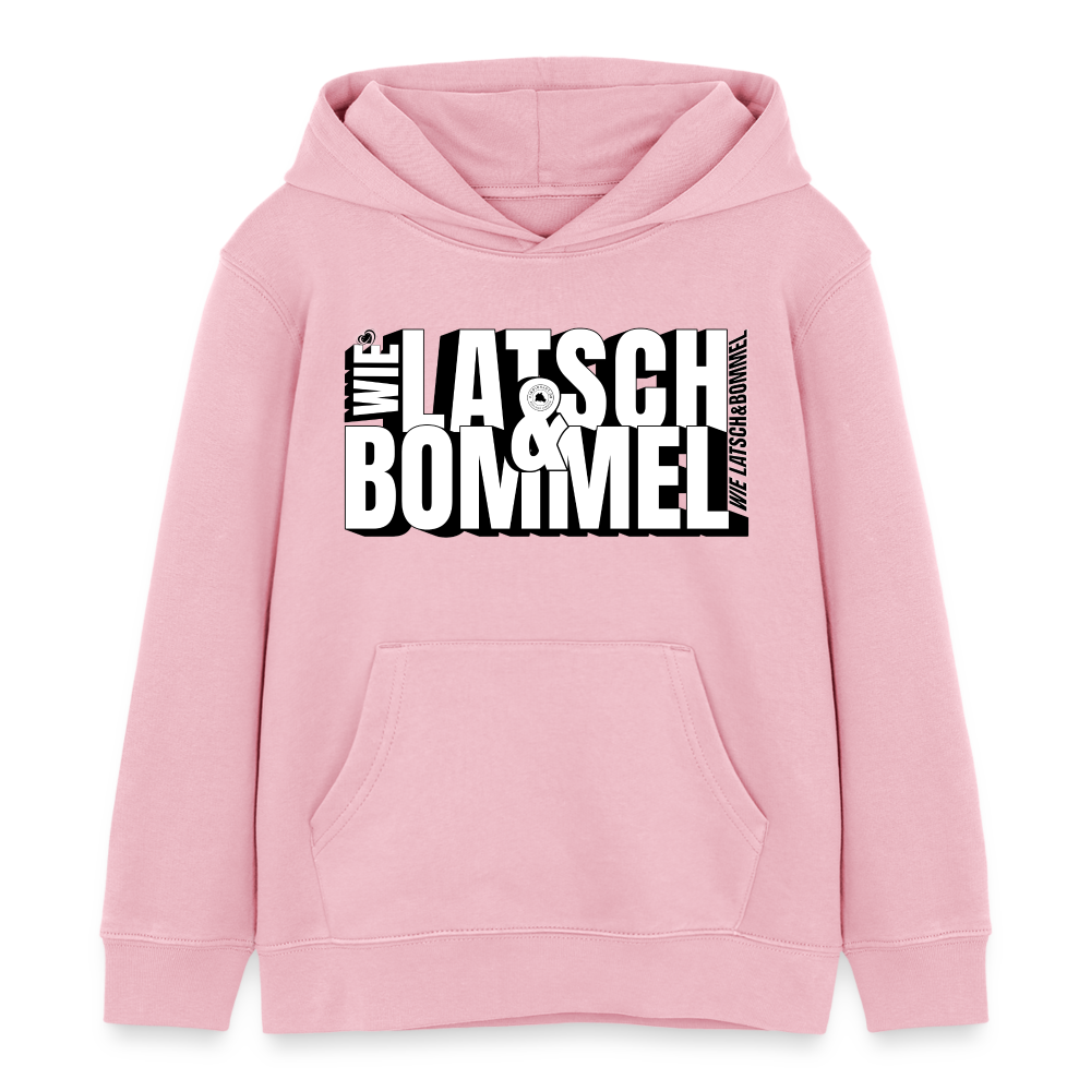 WIE LATSCH UND BOMMEL - Kinder Bio-Hoodie - Hellrosa