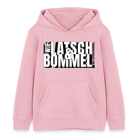 WIE LATSCH UND BOMMEL - Kinder Bio-Hoodie - Hellrosa
