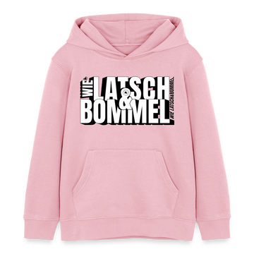 WIE LATSCH UND BOMMEL - Kinder Bio-Hoodie - Hellrosa