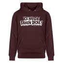 ICK HAB DIE FAXEN DICKE-Unisex Bio-Hoodie mit Berliner Schnauze - Maroon