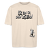 ICK BIN DA-Unisex Oversize Bio-T-Shirt - Naturweiß
