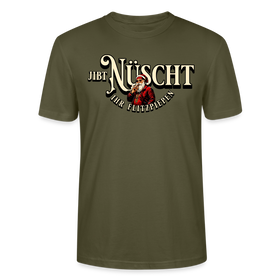JIBT NÜSCHT IHR FLITZPIEPEN - Unisex Bio T-Shirt - Khaki